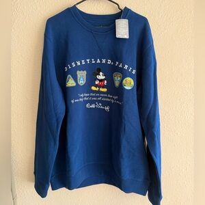 Disneyland Paris Navy Crewneck for Adults